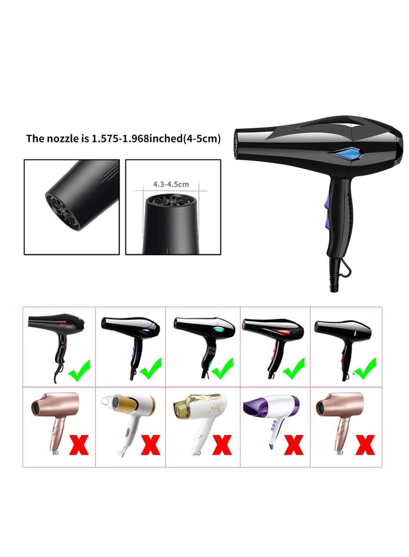 SYOSI Universal Hair Diffuser Attachment for Hairdryers, Collapsible Professional Blow Dryer Diffuser, Adjustable Diffuser with Comb for Curly and Natural Wavy Hair, Fits Most Hair Dryers - Image 4